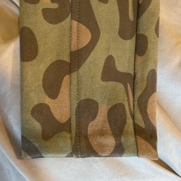 Anthropologie Maeve skinny leopard print pants sz 0 - Picture 4 of 7